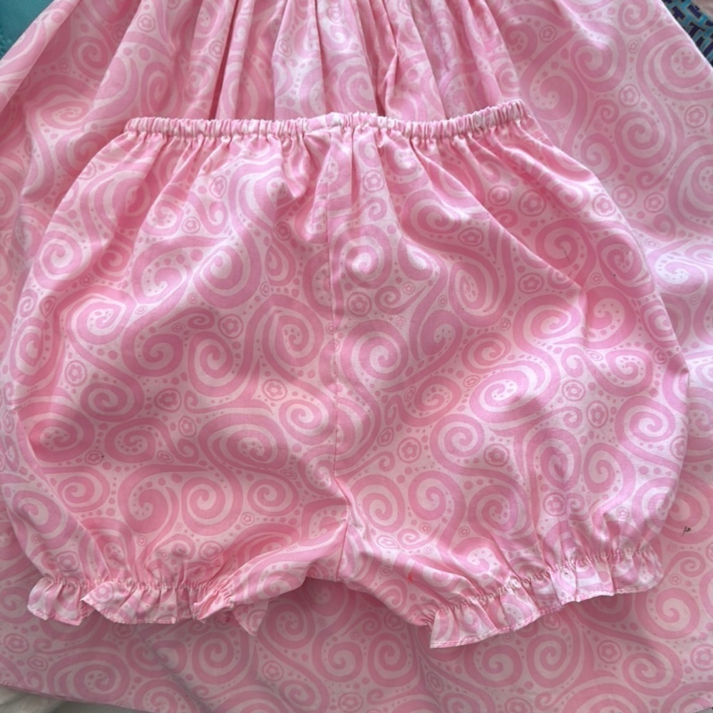 Petit Ami Pink Smocked Ruffled Sundress - Picture 9 of 12